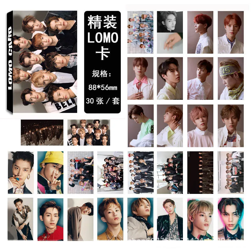 Фотокарточка K-POP NCT 127 хорошего качества K-pop DREAM HD Lomo Cards NCT127 обычный модный новый