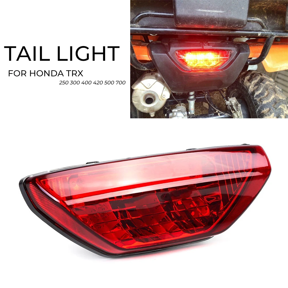 Красный задсветильник фсветильник для Honda TRX420 TRX500 Rancher Foreman TRX 400EX RUBICON TRX250 2006 2014