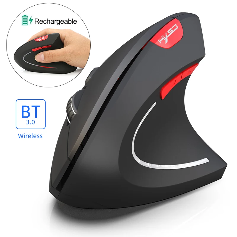 Беспроводная игровая мышь Bluetooth 3 0 Регулируемая DPI 800 1600 2400 кнопок перезаряжаемая