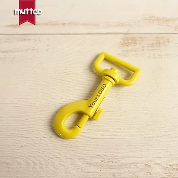 

50pcs/lot Engraved buckle, provide laser engraving service customize LOGO metal stoving varnish dog clasp new candy colors