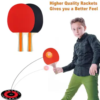 

Mini Table Tennis Trainer Robot Parent-child Student Sender Pitching Serve Machine Trainer Kid Adult Ping Pong Practice Trainer