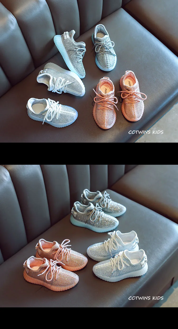 Детская обувь; Новинка года; сезон осень; детская модная дышащая обувь; Брендовые спортивные кроссовки для маленьких мальчиков; повседневные кроссовки для девочек; цвет розовый; FS3094