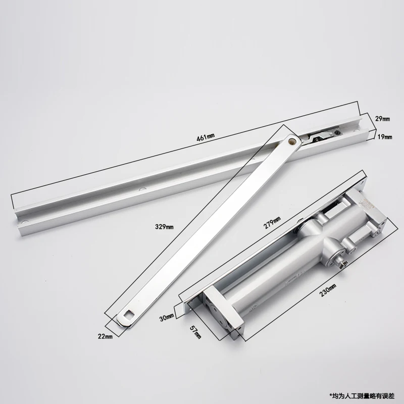 Concealed Buffer Hydraulic Door Closer Hotel Special Concealed Hidden