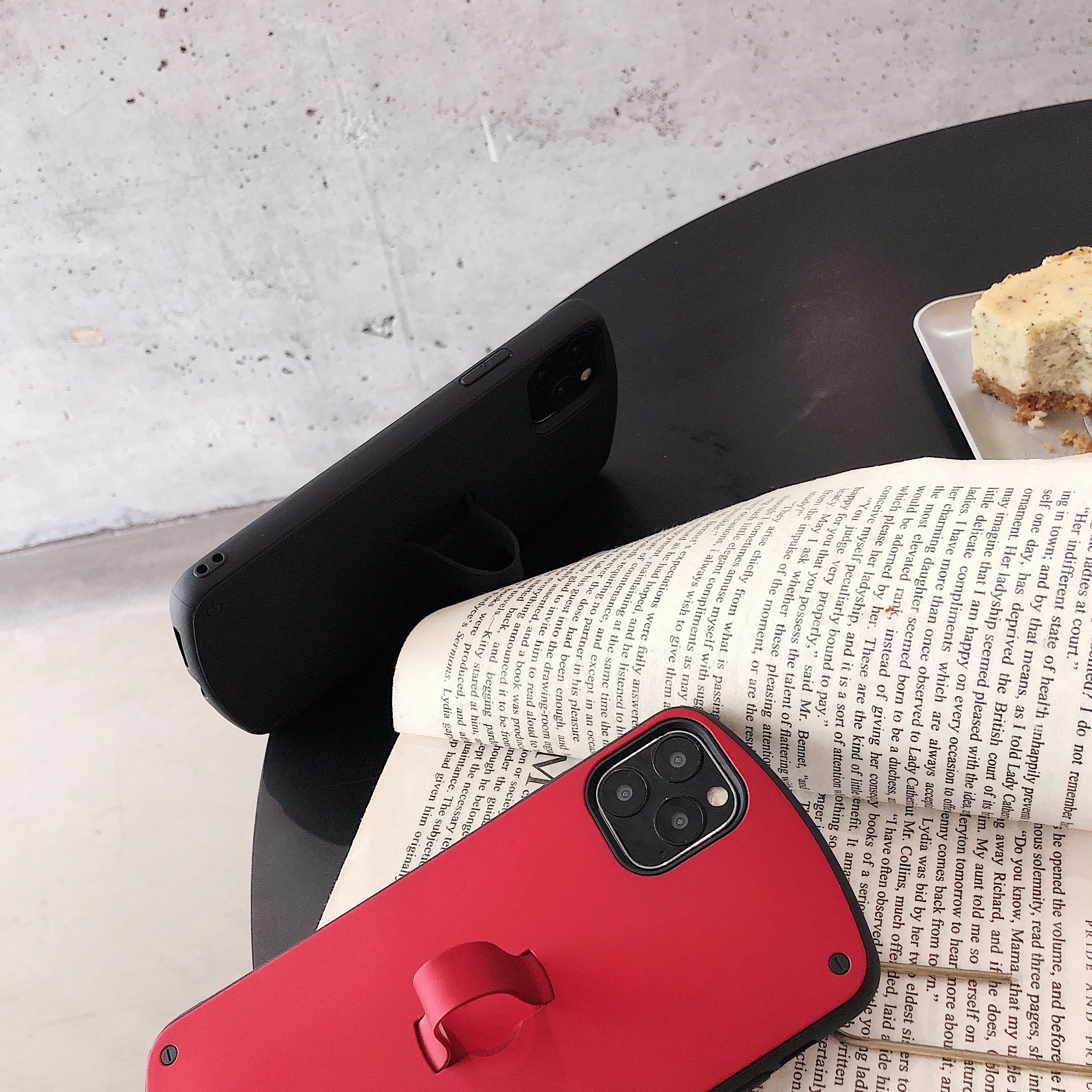 Матовый однотонный чехол-подставка 2 в 1 для Apple iPhone 11 Pro XS Max XR X 6 6S 7 8 Plus чехол-подставка с кольцом-петлей