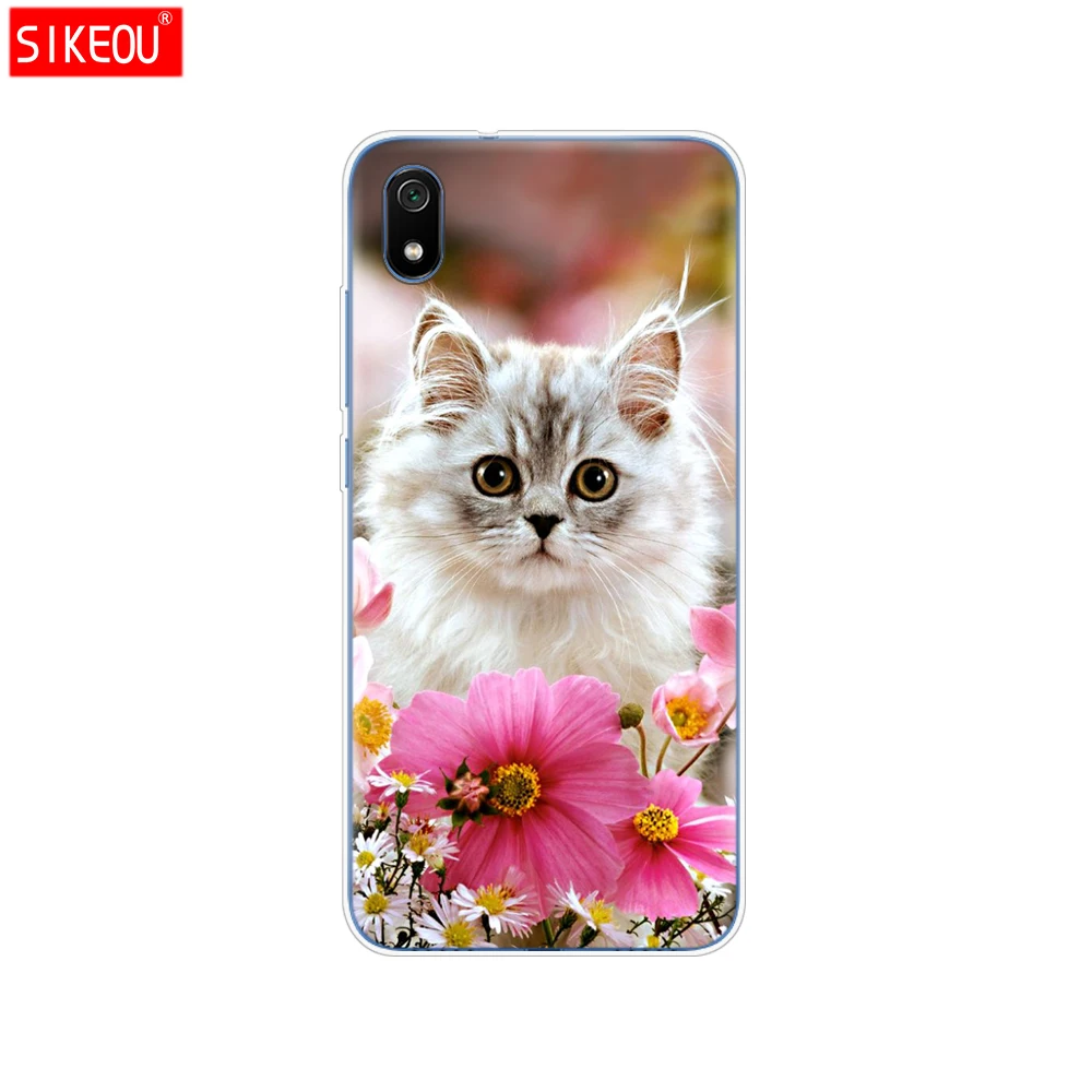 34100 Силиконовый чехол для xiaomi redmi 7a Чехлы полная защита мягкая задняя крышка на redmi 7a бампер hongmi 7a чехол для телефона coque - Цвет: 34100