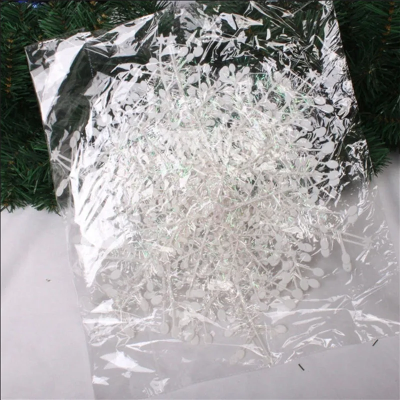 6 шт./компл. украшение рождественской елки белая Подвеска из Снежинки Висячие праздничные вечерние для дома Navidad искусственный снег год