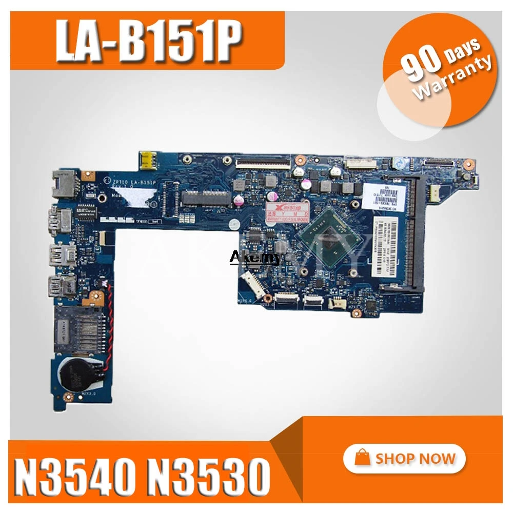 

789089-501 789089-001 Free Shipping ZPT10 LA-B151P Laptop Motherboard for HP x360 310 G1 11-N motherboard N3540 N3530 CPU