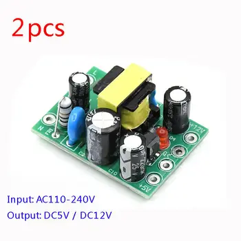 

2Pcs AC-DC Switching Power Supply Module 110-240V to 5V 12V Voltage Converter