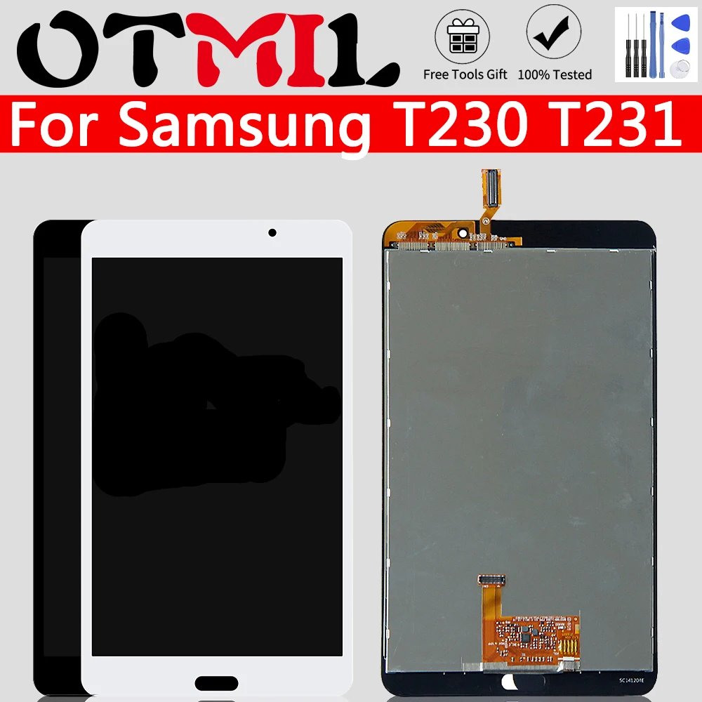

7" LCD For SAMSUNG Galaxy T230 T231 LCD Touch Screen With Frame Digitizer For Samsung Galaxy Tab 4 SM-T230 SM T230 LCD