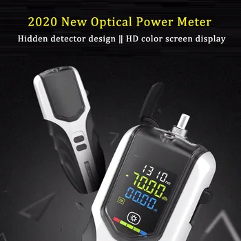 

2020 NEW High precision Rechargeable battery optical power meter Color LCD Screen fiber optic power meter with flash light OPM