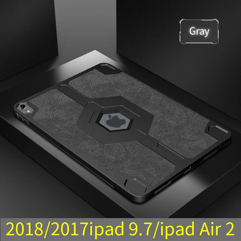 Чехол для iPad 9,7 силиконовый мягкий чехол для Apple iPad чехол 9,7 дюймов TPU для iPad A1893 A1822 флип смарт-чехол - Цвет: Gray
