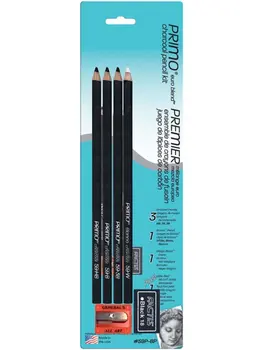 

General Pencil first Euro Blend-Set consists of charcoal pencils, 6pcs-, other pens