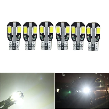 

6x W5W T10 LED Canbus Bulb 194 Led For Opel Astra H J G Corsa D C Insignia Vectra B Zafira Mokka Meriva Vivaro Antara Omega