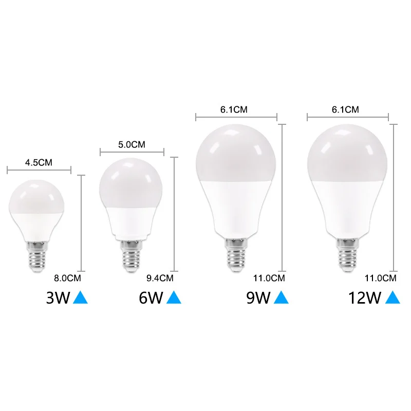 Приглушаемые Светодиодные лампы E27 E14 220 В 240 в RGB 24/20/18/15/12/9 Вт|Светодиодные и