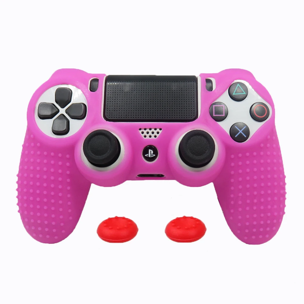 ZOMTOP Противоскользящий силиконовый чехол для sony playstation Dualshock 4 PS4 DS4 Pro тонкий контроллер и ручка