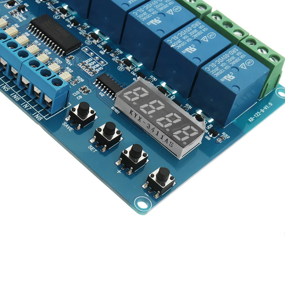 

HOT 4/8 Channel Multifunction Time Relay Module Interface Board Module LSF99