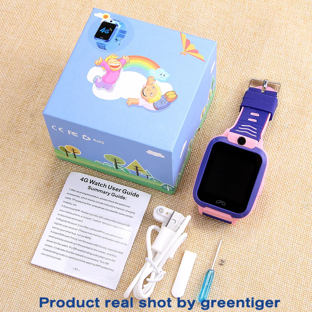Смарт-часы Greentiger 4G, детские часы с функцией видеозвонок, IP67, водонепроницаемые, gps, Wi-Fi, SOS Q51, умные часы с камерой, трекер, безопасный для детей, VS A36E