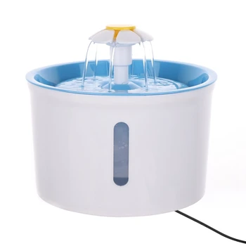 

Pet Automatic Water Dispenser Electric Round Fountain Water Feeder Cats Dogs Pet Bowl Visible Drinking Water Feeder EU/US Plug