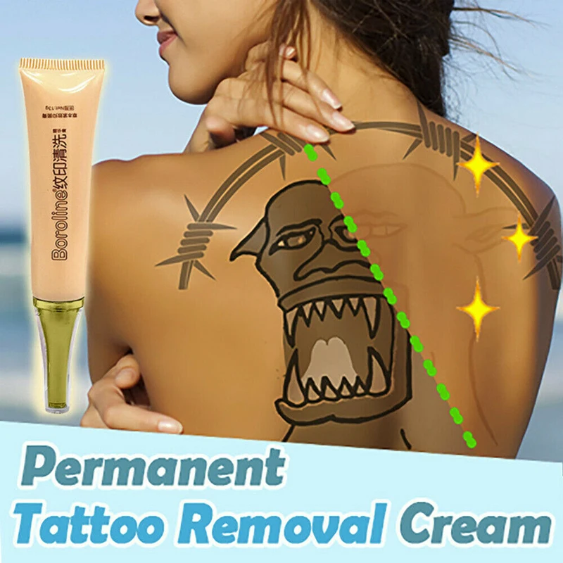 

Boroline Permanent Tattoo Removal Cream Concealer No Need for Pain Removal Maximum Strength Remove Tattoos At Any Time TSLM1