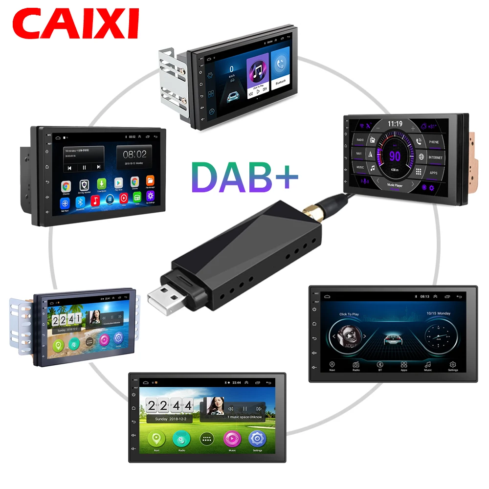 USB автомобильный DAB + цифровой радиоприемник тюнер для Автомобильный Android плеер DVD