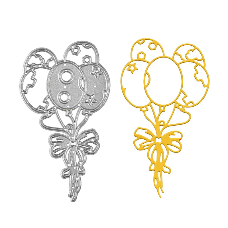 

Naifumodo Celebrate Balloon Metal Cutting Dies New 2019 Scrapbooking For Making Cards Decorative Embossing DIY Crafts Stencils