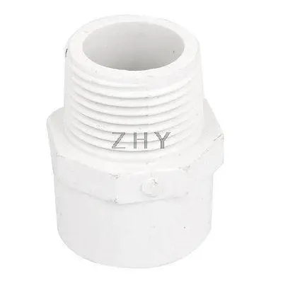 

32mm Male Threaded PVC Straight Water Hose Piping Connectors Coupler White
