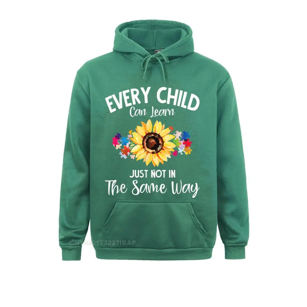 Special Education Teacher Gift Every Child Learns Special Ed Mens Hoodies Printed Sweatshirts Leisure Clothes New Design