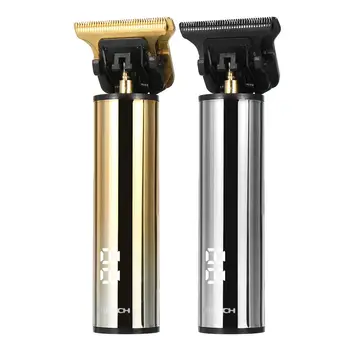

Digital Barber Hair Trimmer LED Rechargeable Steel T Blade Hair Clipper Men Cordless Hair Cutting Machine Beard Hair Trimmer