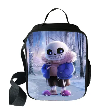 

Undertale Kids Cooler Lunch Bag Cartoon Girls Portable Thermal Food Picnic Bags for School Kids Boys Lunch Box Tote