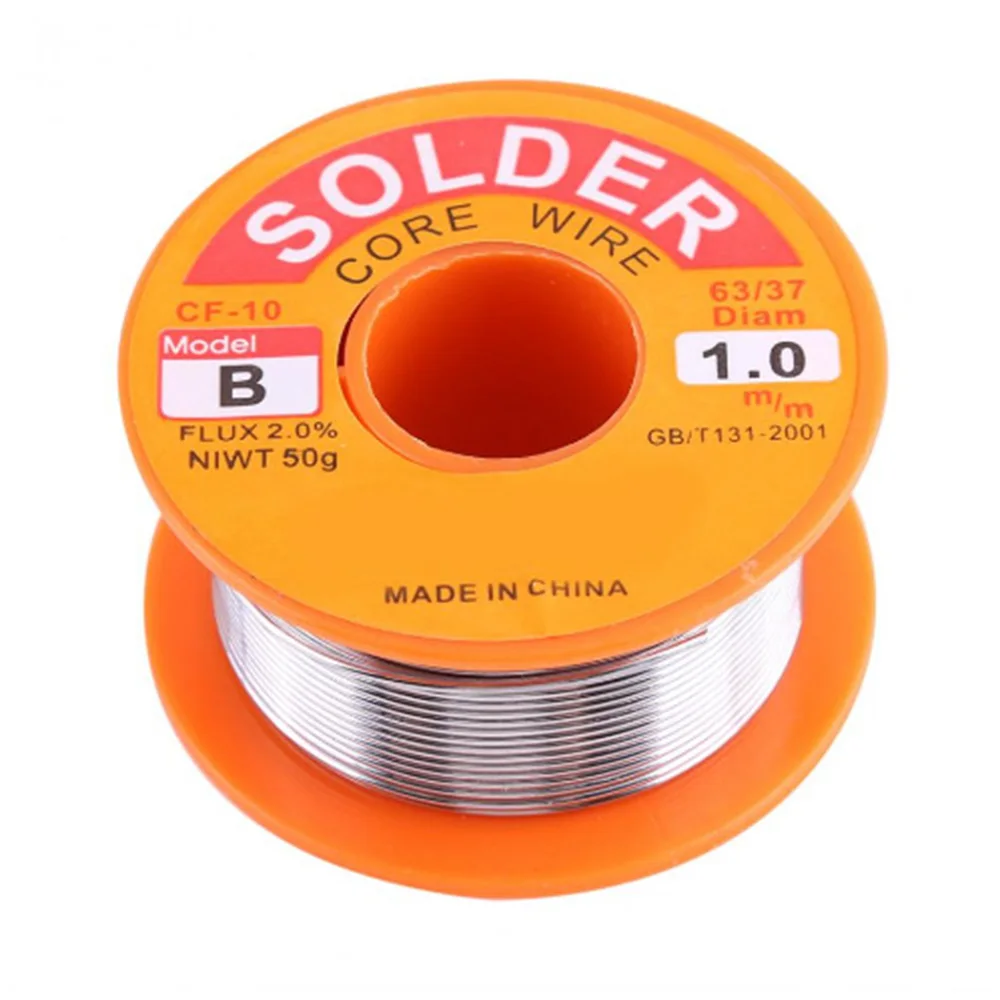 0.8mm 1mm B type Rosin Core Solder Tin Lead Line Flux Welding Iron Wire Reel