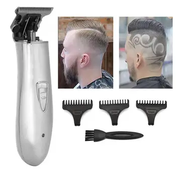 

Electric Hair Trimmer Oil Head Hair Clipper Hair Styling Barber Haircutting Tool Silver Curly Hair Salon Barber Accessories