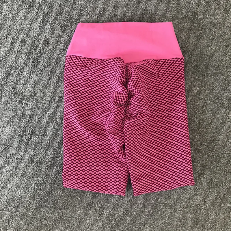 Pink WEPBEL брюки леггинсы для тренажерного зала, Спортивная Женская Фитнес энергия Бесшовные высокая Талия пуш-ап брюки спортивные Леггинсы брюки - Color: Pink