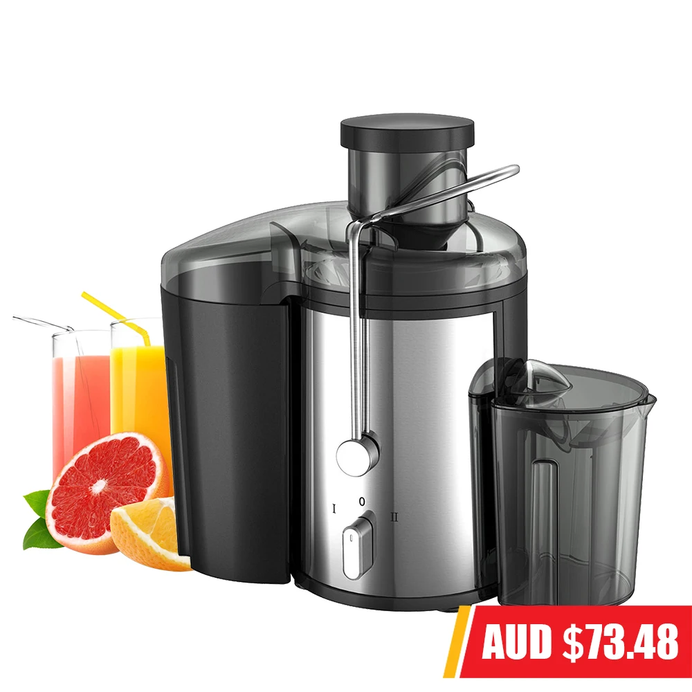 

220V Stainless Steel Juicers 2 Speed Electric Juice Extractor Fruit Drinking Machine for Home Sonifer