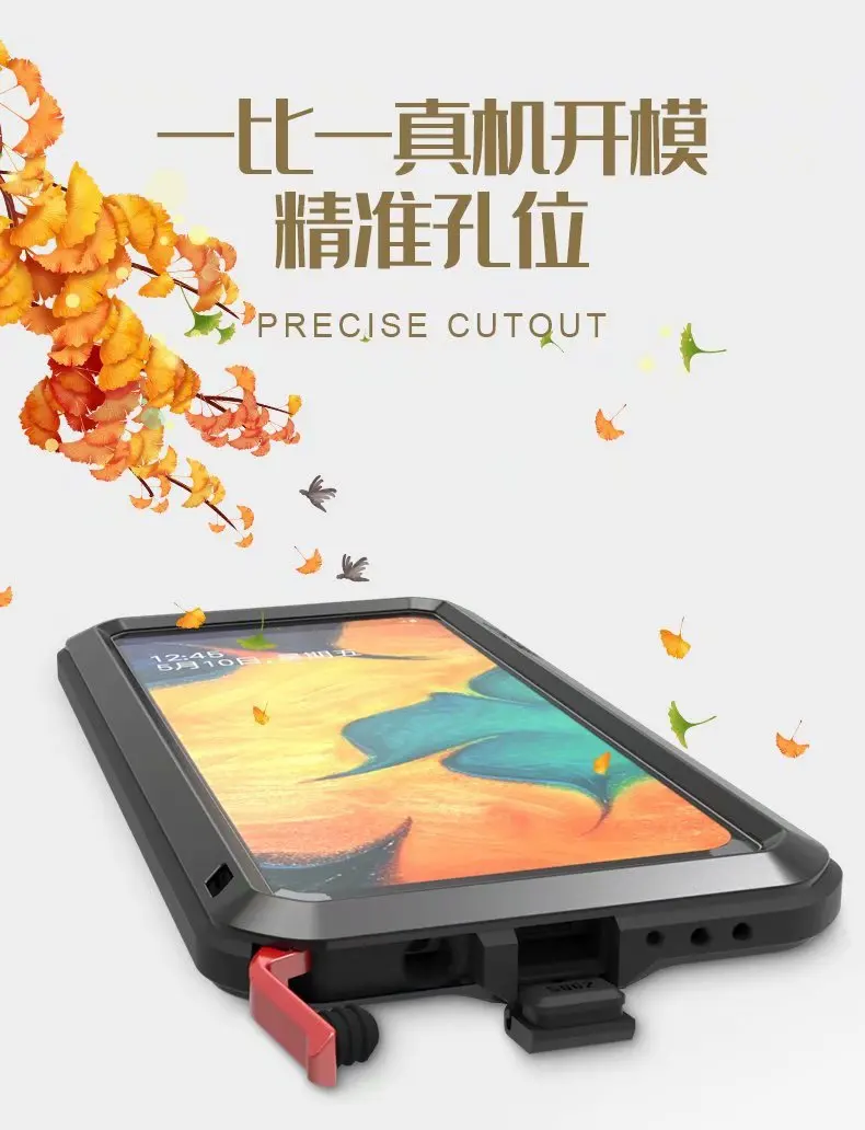 Мощный чехол Love Mei для samsung Galaxy A40S A30S A50S A70S Life водонепроницаемый ударопрочный 360 полная защита Алюминиевый металлический чехол