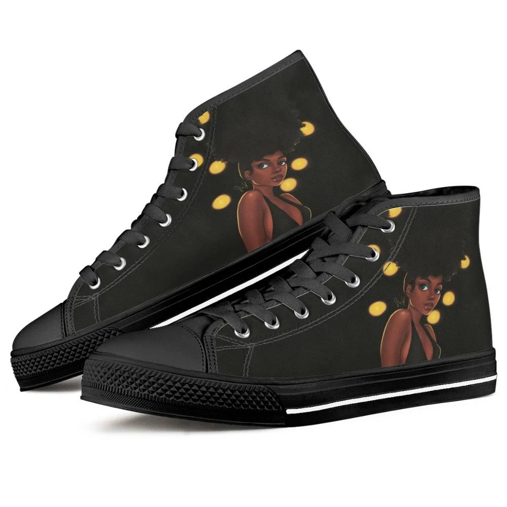girls black canvas shoes