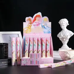 Kawaii – boîte aveugle à dessin animé 0.5mm, stylo à pression noir, fournitures scolaires et de bureau pour étudiants 