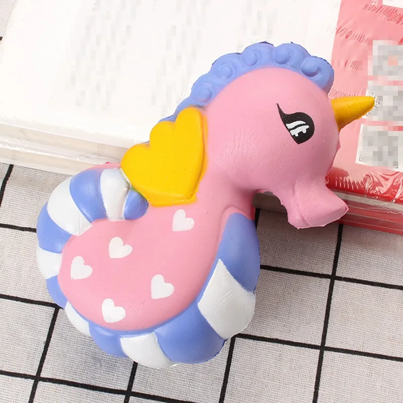 Kawaii, мягкие игрушки для детей, единорог, забавная антистрессовая игрушка, милый мультфильм, медленно поднимающийся, мягкие игрушки, детский подарок