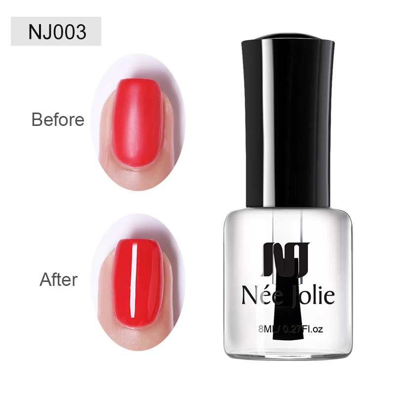 Base top oil -03 NEE JOLIE 8 мл Лак для ногтей чистая Серия матовый эффект лак для ногтей 7,5/3,5 мл зеркальный лак для ногтей 64 Цвета Доступные украшения - Цвет: Base top oil -03