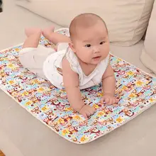 50*70 см детский многоразовый матрас водонепроницаемый пеленальные пеленки Хлопок моющийся новорожденный матрас коврик для переодевания малыша