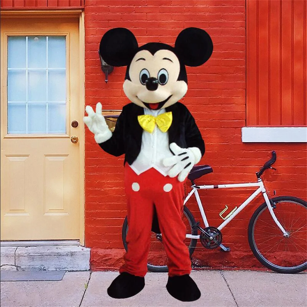 Disney Mickey Mouse Cartoon Characters Mascot Costumes for Adults Yellow Winnie Hoop Tiger Advertising Event Party Large Mascots |