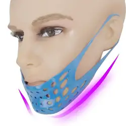 AMSIC силиконовый лифтинг для лица подбородок пояс для упражнений для лица щека V Форма для лица подбородок для щек против морщин