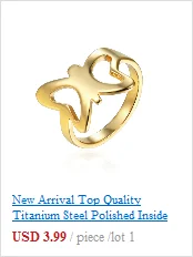 Новое вращающееся кольцо для женщин с месяцем и датой, высококачественное кольцо из нержавеющей стали золотистого и серебристого цвета, свадебные ювелирные изделия