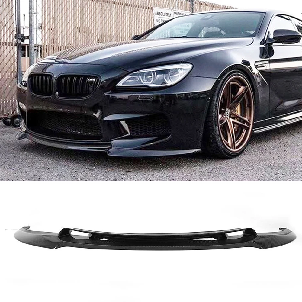 Спойлер для переднего бампера BMW 6 Series F06 F12 F13 M6 Base Sedan Convertible купе 2014 2017 Carbon Fiber /