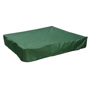 

Tool Garden Square Sandpit Dustproof Waterproof Oxford Cloth All-Purpose Sandbox Cover With Drawstring Canopy Farm Shelter