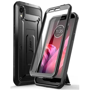 

For Moto E6 Case (2019 Release) SUPCASE UB Pro Full-Body Rugged Holster Protective Back Cover with Built-in Screen Protector