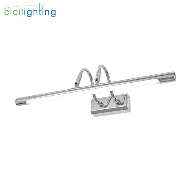 $US $64.99  110V - 240V 6W 48cm long 22cm to wall Silver LED vanity lights bathroom mirror cabinet light modern