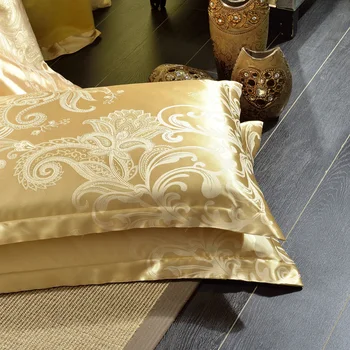 

Hot Sale New Large Pillowcase Pair of Simple Nordic Neck Protection Cool Mercury Home Textile Plus Broadband Lace Pillow Silk