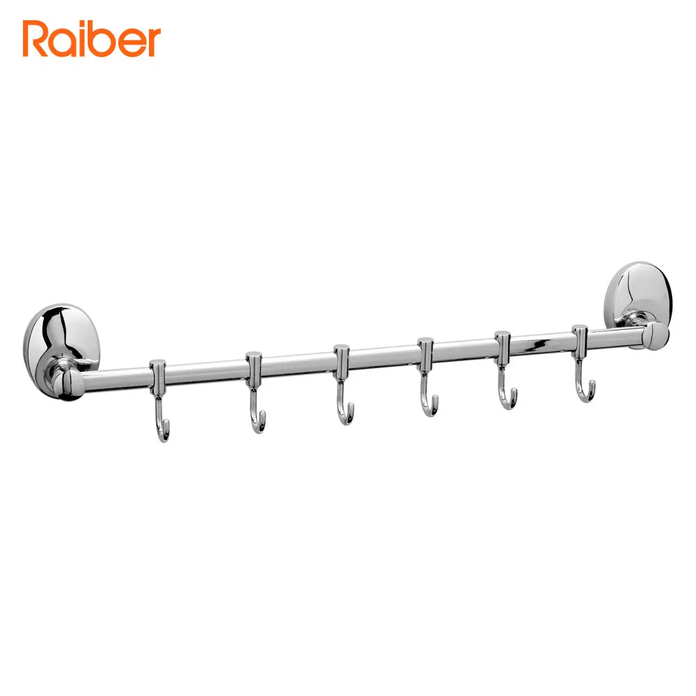Планка с 6-ю крючками Raiber R70125 | Обустройство дома