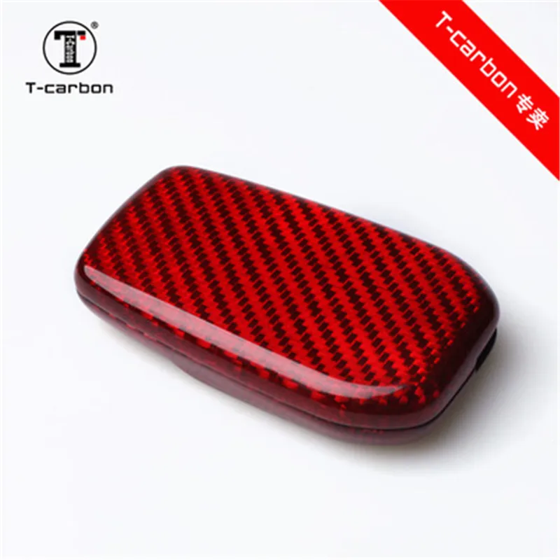 Чехол для ключей из углеродного волокна для Toyota 86 RAV4 Reiz Crown Lewin YARIS CALLORA CAMRY HANLANDER Prado Land Cruiser