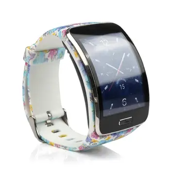 

(SXSS750) MQ/-023 wristband Replacement Bracelet Silicone Wrist Strap Band for Samsung Gear S R750 Smart Watch SM-R750